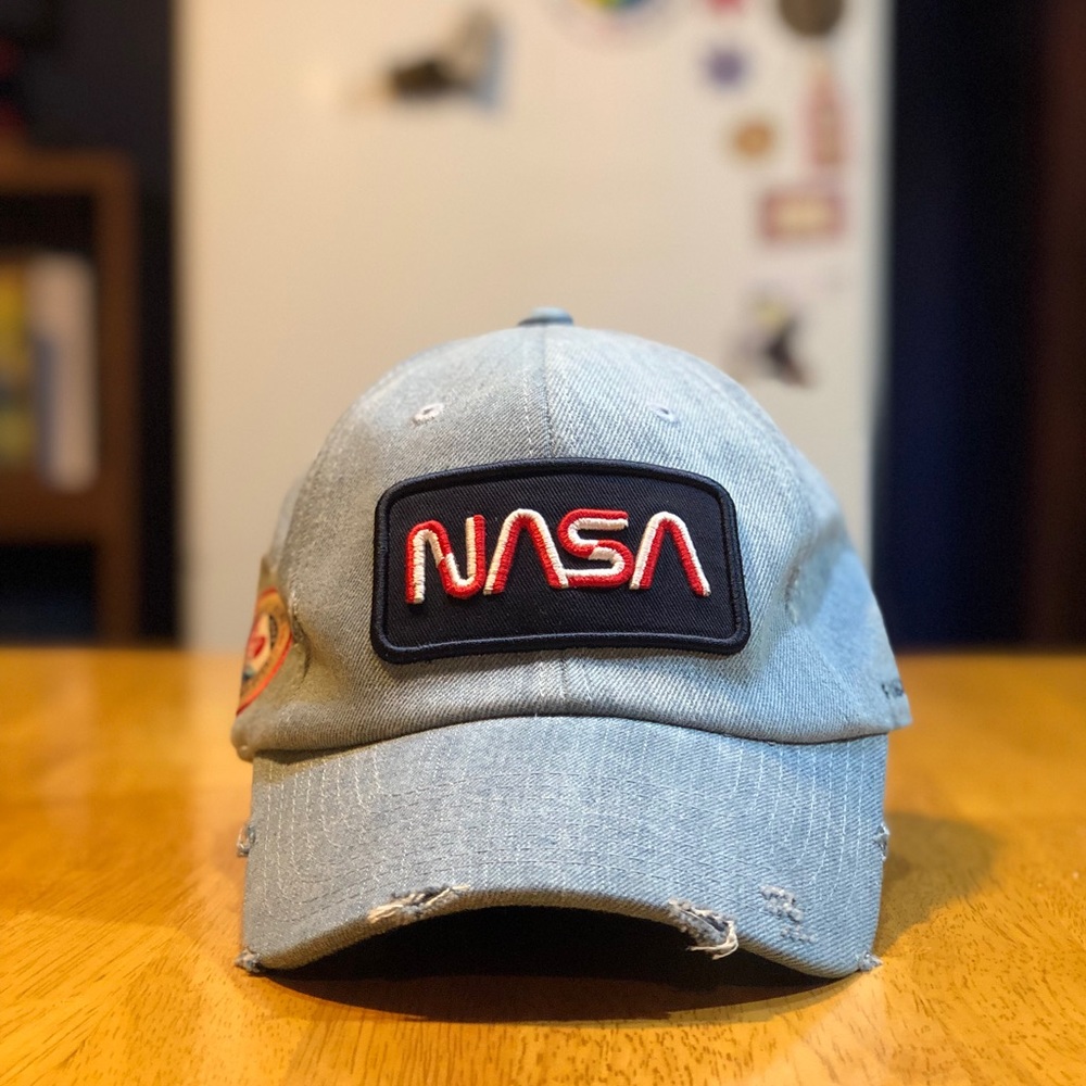 NASA graphic dad hat